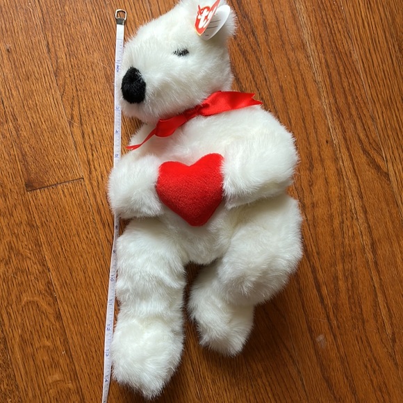 Ty Romeo Bear  14 inch plush white - Picture 6 of 7